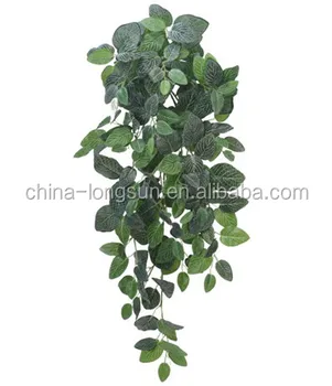 LSD-201612122527 plastic decoration 40cm long Artificial plant 3 branches 25 heads pine glitter leaf
