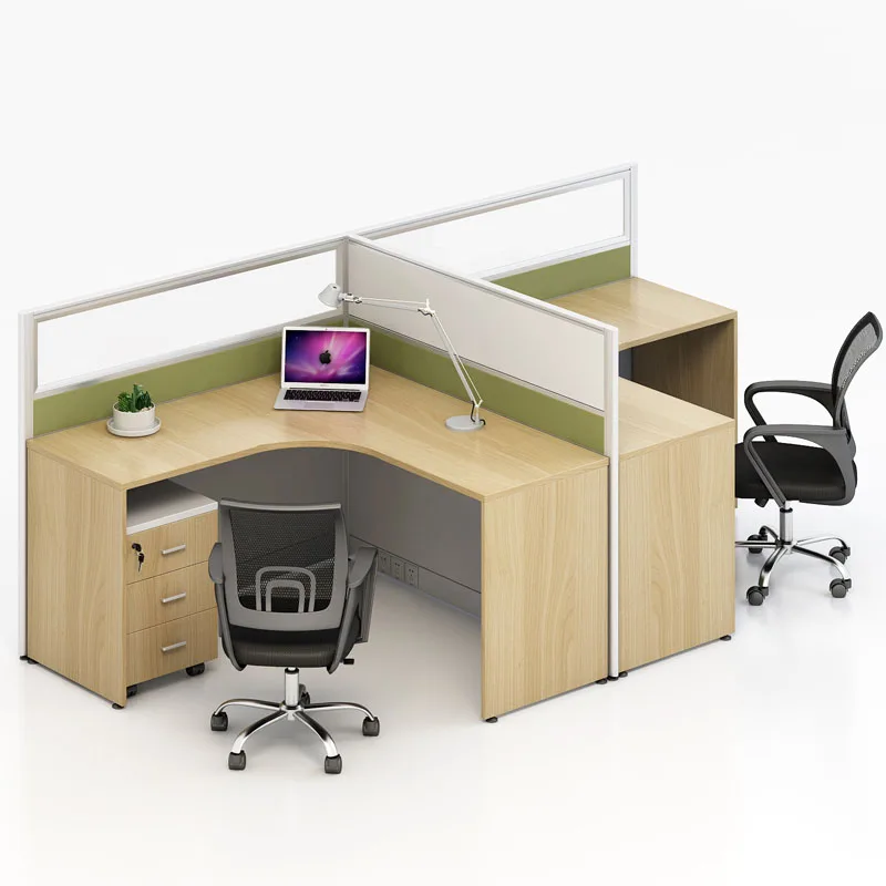 MDF wooden exclusive office cubical desk workstation cubicle office furniture for 4 seater workstation