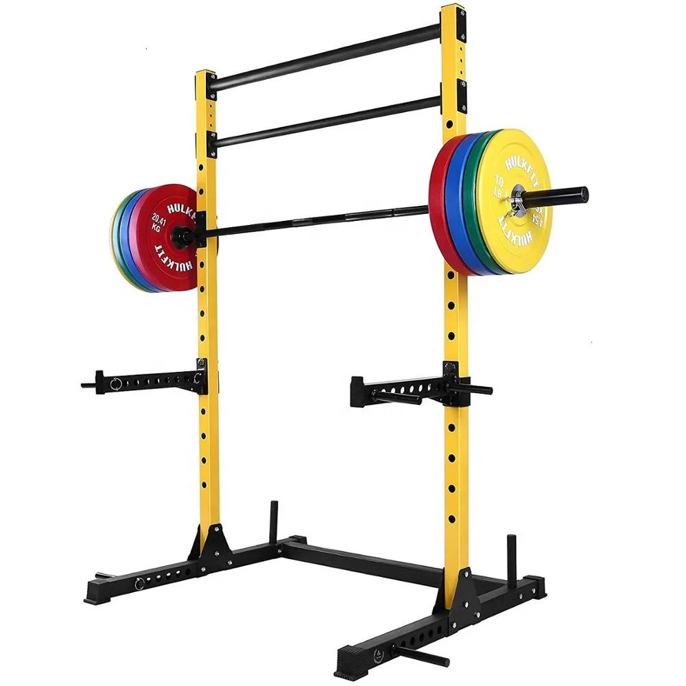 free standing squat rack with pull up bar