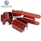 Steel Hinge Steel A Hinge Heavy Duty Mount Square Steel Gate Hinge With Red Powder Coated