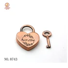 Bag Metal Bag Accessories Custom Decorative Bag Accessories Metal Engrave Logo Love Lock