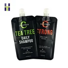 Hair Plastic Packaging Packaging Bags Plastic Custom Printed Hair Shampoo Spout Plastic Packaging Bag