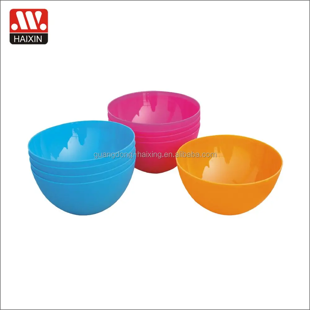 eco-friendly plastic salad bowl plastic cookout bowl