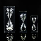 Timer Promotional Gift Lucite Sand Timer Acrylic Paper Weight Decorative 30 Minutes 1 Hour Hourglass