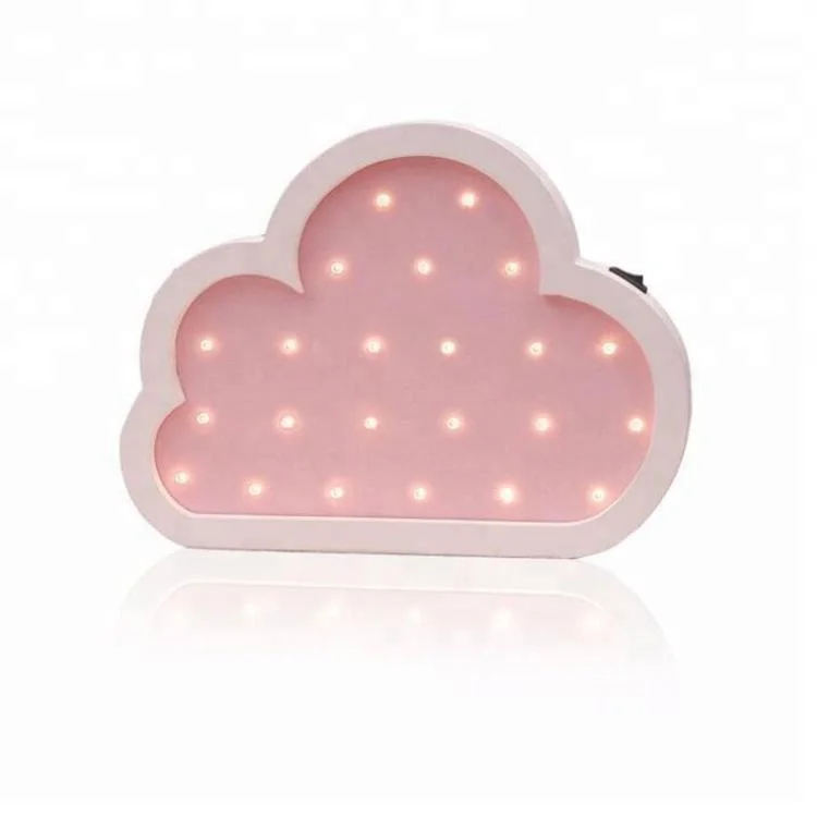 wooden cloud light