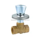 Cock Cock Valve Yuhuan Water Male Female Angle Ball Cock Brass Stop Valve With Ornate Cap