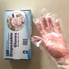 PE disposable gloves/hair dye glove pe plastic gloves