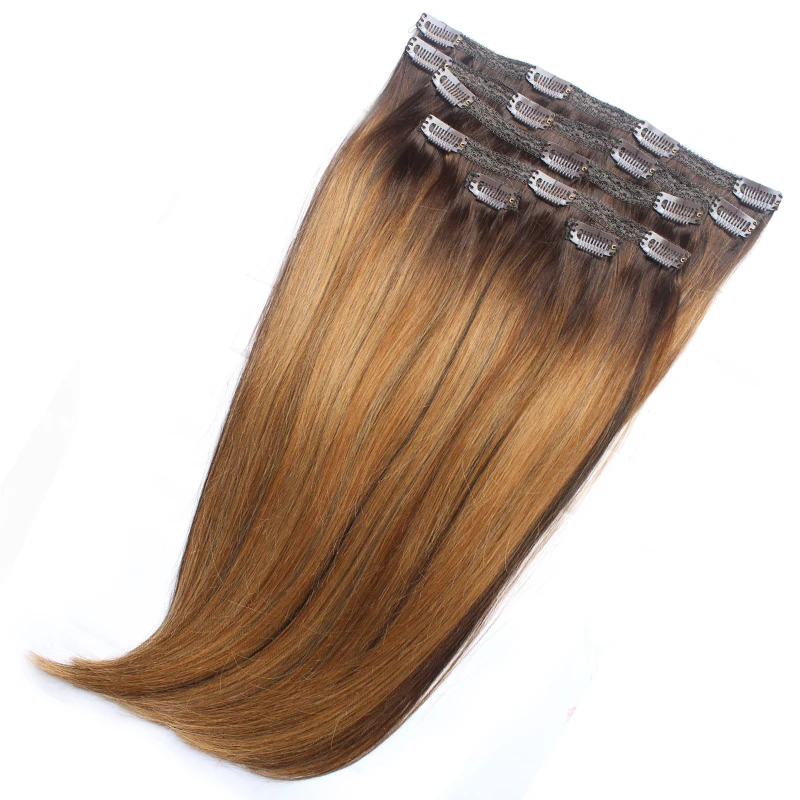 white hair extensions clip in