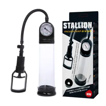 Male Penis Vacuum Pump Air Enlarger Extender Manual Operating Penis Massage for Male Erection