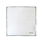 White Silk Scarf Designer Scarf Custom LOGO White Color Hand Roll Silk Scarf 100% Plain Silk Square Lady Scarf