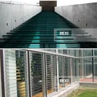 Jalousie Glass Glass Louver Glass Louvre Jalousie Window Glass Factory Price Of Glass Louver 4mm 5mm 6mm Clear Tinted Nashiji Mistlite