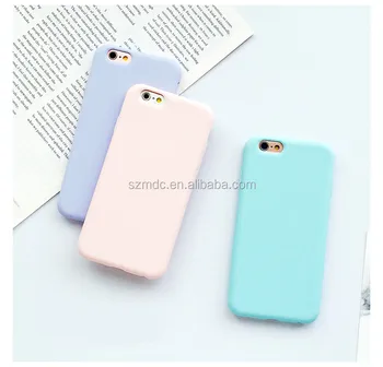 Custom Macarons Color TPU Silicone Frosted Matte Case for iPhone 6 6S 5 5S SE 8 Plus X Soft Back Cover for iPhone 7 7Plus
