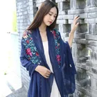 Shawls Viscose High Quality Women Lady Soft Shawls Promotional Stock Custom Embroidered Viscose Scarf