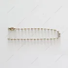 Silver Chain Silver Bead Chain Silver Metal Bead Ball Chain