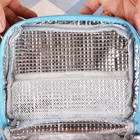 Pink Small Size 600D Pink Color Children School Thermal Cooler Lunch Box Carry Kids Lunch Bag