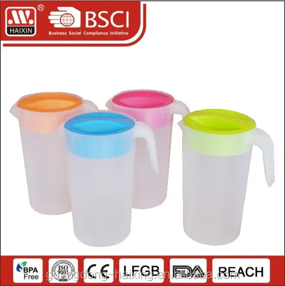 HaiXing high quality factory price in alibaba supplier food grade plastic water kettle pitcher water jug for houseware