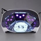 高品質自動センサー48ワットccfl uvネイルledランプ高速硬化ハンドドライヤーランパーダled ccfl 48ワット