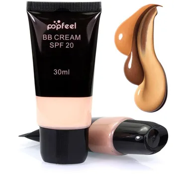 30ml POPFEEL Professional Sun Block SPF 20 Whitening Face Cream Full Covers Concealer Makeup Base Foundation BB Cream