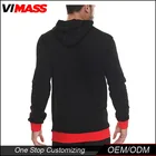 New Custom Logo Design Cotton Fleece Pullover Hoodies Men Wholesale Cheap Black Hoody