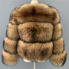 Winter Coat Coats Fur Women Coat Wholesale Women Winter Luxury Natural Fur Jacket Coat Thick Fluffy Real Raccoon Fur New Coat Design