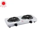 2021 LB-200A HOT SALE 500W 1000W DOUBLE Countertop Electric Cooking Burner With Dual Adjustable Temperature Control