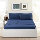 Wholesale polyester bed sheet set,cheap microfiber bedding set