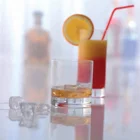 Cocktail Heavy Duty Crystal Glass Vintage Whiskey Cocktail Glass