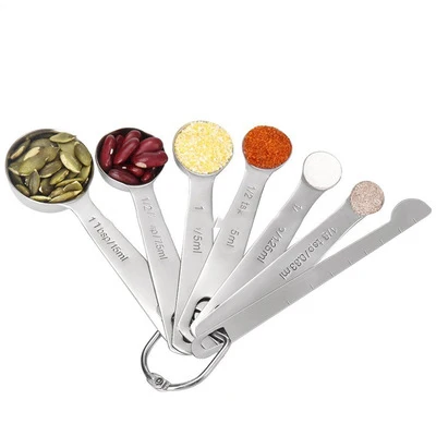 New Home Kitchen Tool Stainless Steel Measuring Spoon for Coffee Milk Baking 