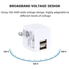 Charger 5V 2.1ADual Usb Travel Charger Foldable US Plug USB Charger For Mobile Phone