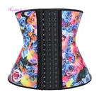 NANBIN Design Fashion Pink Rose Waist Trainer Latex Women