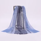 Manufacture Unique Look Low MOQ Cotton Linen Yarn Dyed Scarf