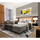 Customized Modern Type Bedroom Furniture Set For Studio Apartment