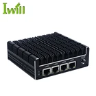 Quad Core Lowest Price Thin Client J3160 Quad Core Mini Pc Fanless Firewall With 4*i211AT Lan