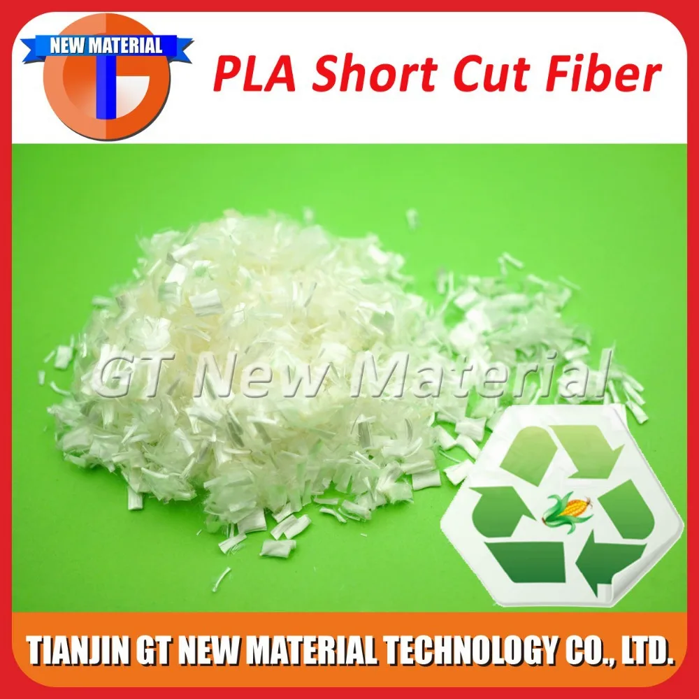 Biodegradable Pla Polylactic Acid Short Cut Fiber For Paper Making