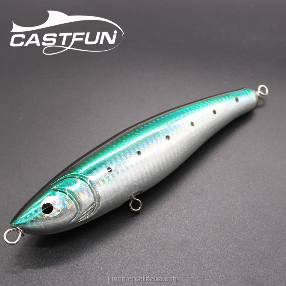 Wood Fishing Lure 72g 20cm Sea Wooden Lure Big Game Lure Pencil Wood