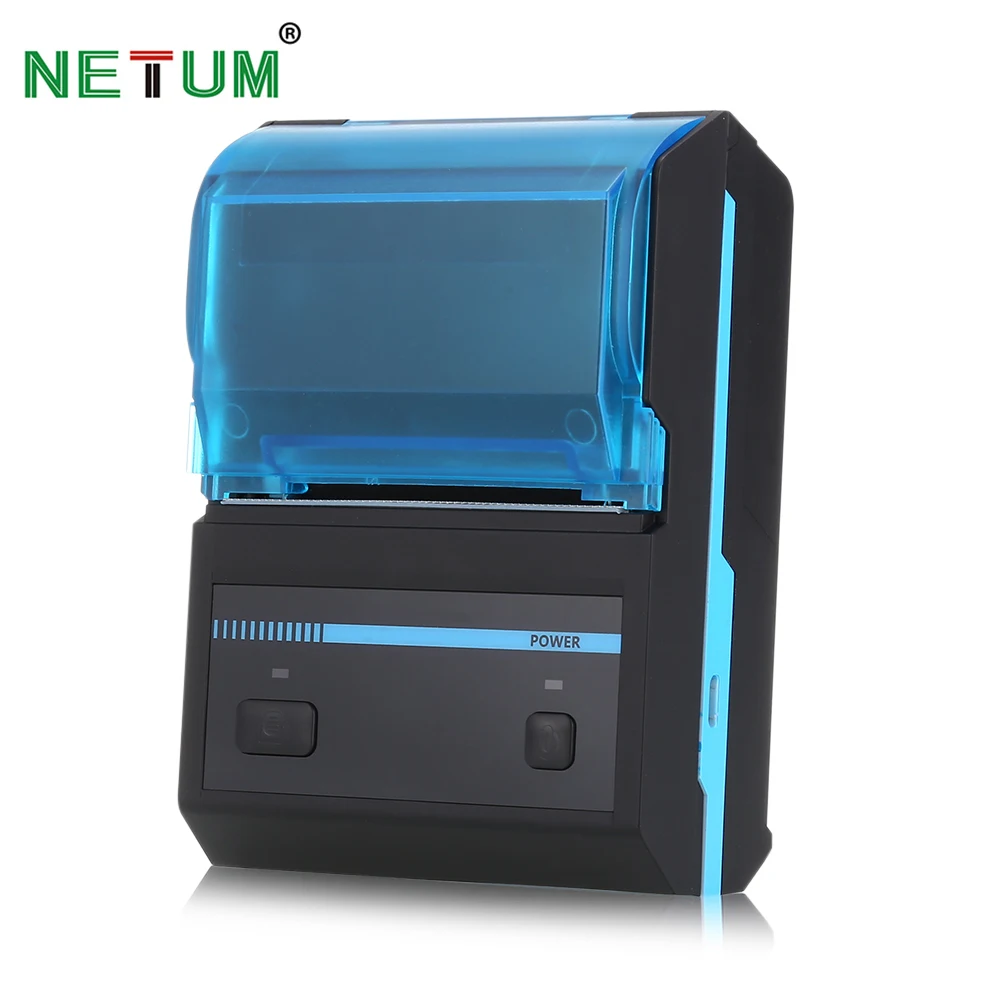 Amazon.com: NETUM Impresora de recibos Bluetooth, mini impresora térmica  POS de 2.283 in, impresora portátil de facturas personal de 2 pulgadas para  ventas de restaurantes al por menor compatible con Android :