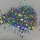 Silver Glitter Bulk Laser Holographic Silver Color Glitter Powder