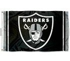 Nfl Flags Import Custom 100%polyester 3x5ft Nfl Team Oakland Raiders Flags