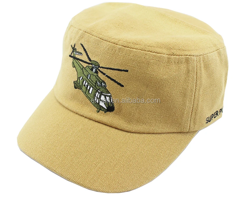 canvas military hat