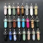 Quartz Stones Pendants Quartz Points Natural Chakra Quartz Crystals Stones Healing Point Pendants