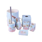 Ceramic Sea Shell Ceramic Bathroom Ceramic Set China Price Hotel Glaze Ceramic Sea Shell Bathroom Set