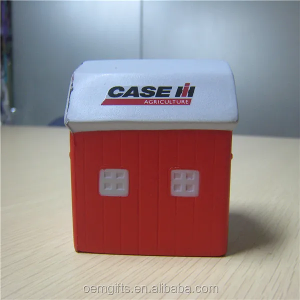 Cheap House Shaped Promotional PU stress ball