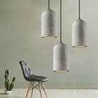 Decorative Lamp Decor Vintage Decorative Concrete Pendant Light E27 Modern Lamps