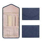 Jewelry Roll Travel Jewelry Organizer Roll Foldable Jewelry Case