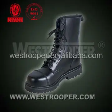 China Botas Negras De Oxford Y Cuero Botas Militares Con Suela De Goma Botas  Militares Para Hombres Manfuacturer \u0026 Factory | Xinxingarmy.com