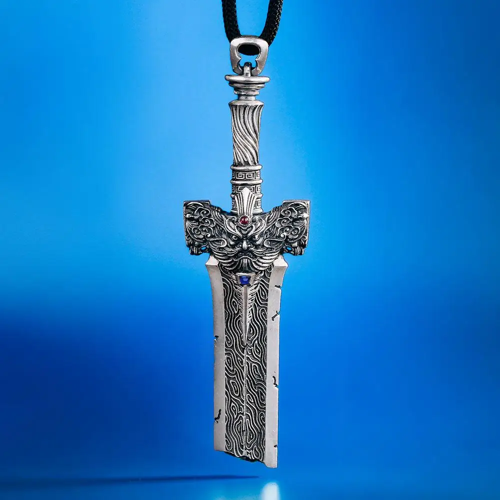 broken sword pendant