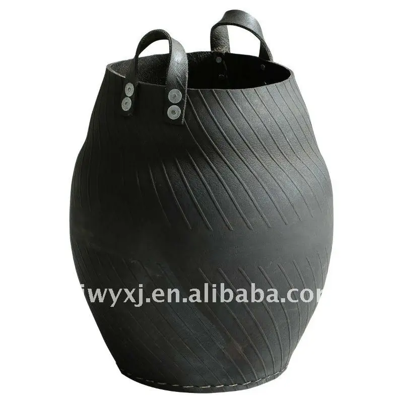 Recycled Rubber Bucket for Storage Rubber basket 