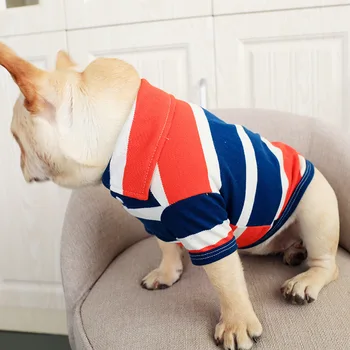 2019 New Spring Summer Dog Clothes Soft Comfortable Casual POLO Shirts Striped Dog Clothing