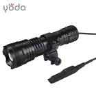 T6 Led Flashlight T9637 Hunting XML T6 800 Lumen Gun Mount High Power Rechargeable Rotated Zoom Led Tactical Flashlight