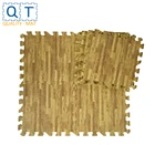 Show QT MAT Non-toxic Odorless Formamide Below 200PPM 12in X 12in 9pcs/set Wood Like Puzzle Trade Show Mat Flooring